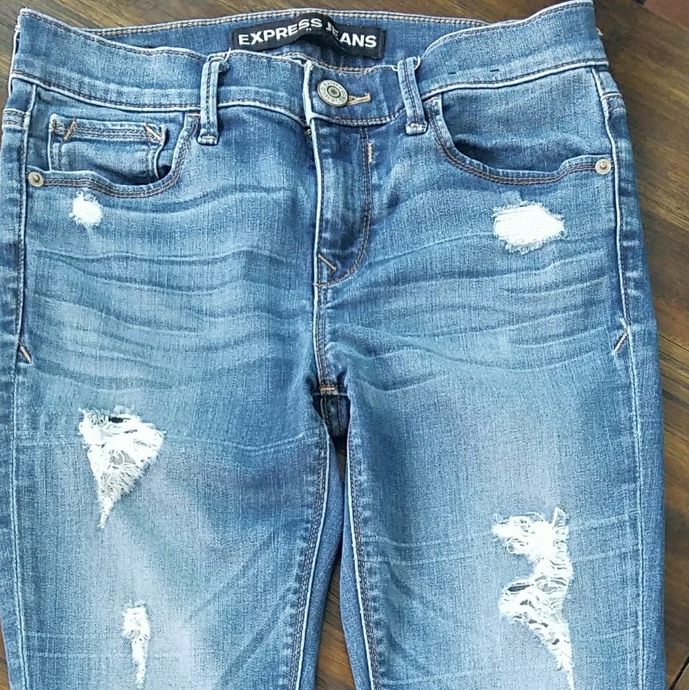Express jean leggings